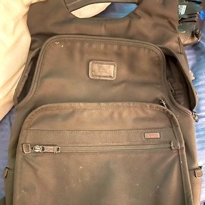 Tumi Black Alpha Bravo Laptop Backpack